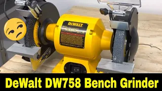 Dewalt DW758 Bench Grinder and its pros and cons