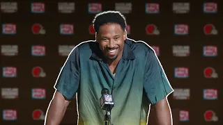 Myles Garrett Press Conference vs. Bengals | Cleveland Browns