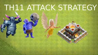 TH11 Queen Walk Pekka Bowler Attack Strategy. Easy TH11 Attack Strategy