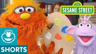 Sesame Street: Art School | Murray Had a Little Lamb