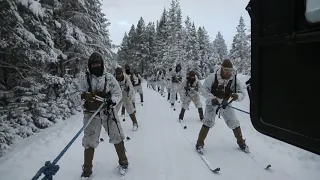 U.S. Marines Conduct winter training Exercise Winter Warrior in Haltdalen, Norway, Dec. 9