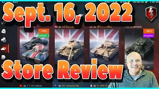 What to Buy in Store September 16, 2022 WOT Blitz  | Littlefinger on World of Tanks Blitz