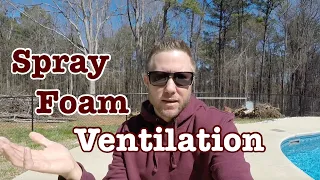 My plan to fix our SPRAY FOAM ventilation problems.