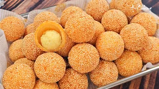 Tất cả bí kíp làm BÁNH RÁN LÚC LẮC thành công đều có trong video này | Crunchy Sesame Balls Recipe