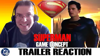 WANT!! Superman Earth-Sized Open-World Game Unreal Engine 5 REACTION! | Henry Cavill DC Game Concept