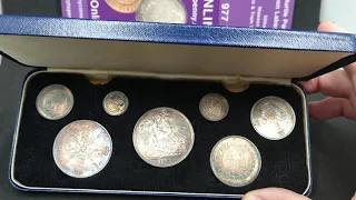 Great Britain 1887 Silver Currency Set