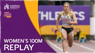 Women’s 100m Final Replay - European U23 Championships Tallinn 2021