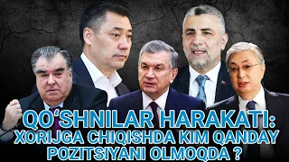 Qo'shnilar harakati: Xorijga chiqishda kim qanday pozitsiyani olmoqda?