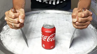 Satisfying Coca Cola Ice Cream Rolls Oddly | Satisfying Tapping & Scratching ASMR