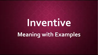 Inventive Meaning with Examples