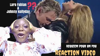 Black girl reacts to Requiem Pour UN Fou - Lara Fabian & Johnny Hallyday #larafabian #johnnyhallyday