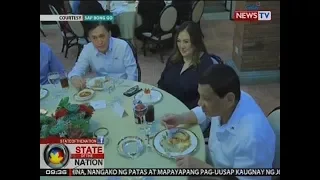 SONA: Pres. Duterte at Megastar Sharon Cuneta, magkasamang naghapunan
