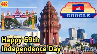 4K Happy 69th Independence Day, Cambodia 🇰🇭!