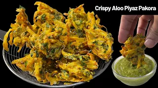 Crispy Aloo piyaaz  Pakora Recipe - Ramadan Special - Iftaar snacks