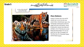 Grade V English Assi 2  Part 2  ODSB Read Save Our Tigers  Audio and  Vocabulary.