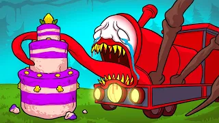 CHOO CHOO CHARLES Eats FOOD... (Cartoon Animation)