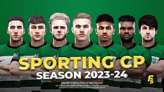 Sporting CP Facepack Season 2023/24 - Sider and Cpk - Football Life 2024 and PES 2021