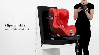 How to Attach the Cup Holder I Sirona Z2 i-Size Car Seat I CYBEX