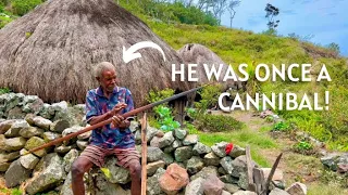 Once a Cannibal -- Dani tribesman in Papua's Baliem Valley