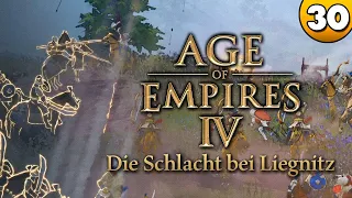 Age of Empires IV 👑 Die Schlacht von Liegnitz [SCHWER] ⭐ Let's Play 👑 #030 [Deutsch/German]