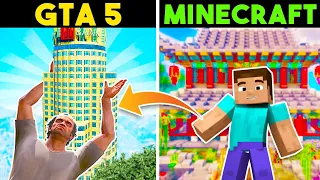 GTA 5 VS MINECRAFT | Which One Is Better ?