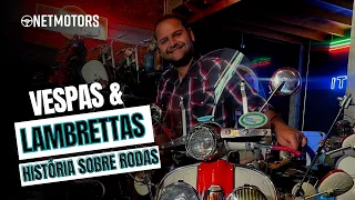 A Maior Coleção de Vespas & Lambrettas 🔥 [HISTORIA SOBRE RODAS] #vespa #lambretta #scooter #moto