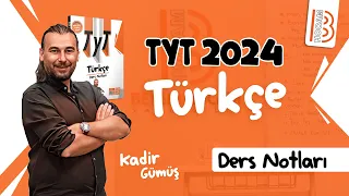 39) TYT Türkçe - Cümlenin Ögeleri Etkinlik Soru Çözümü - Kadir GÜMÜŞ - 2024