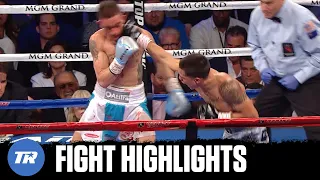 Look Back at Oscar Valdez Dropping Rueda With Nasty Body Shots to Win WBO Featherweight Championship
