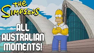 The Simpsons jokes about Australia! (Australian moments and references)