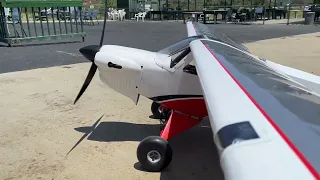 Hangar 9 60cc XCub with Smoke