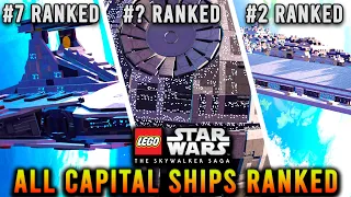 All LEGO Star Wars Capital Ships RANKED from Worst to Best!