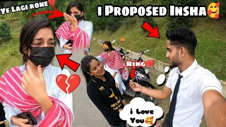 Finally i Proposed insha❤️ | Cute Girl zeenu Ka Toota Dil💔 | Cute Girl is Crying😭 @PratikshaKant