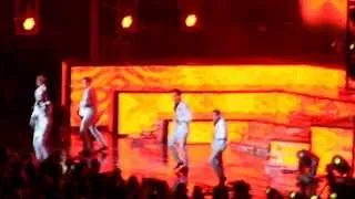 Backstreet Boys show opener singing "The call" August-8-2013 at DTE Energy music theatre