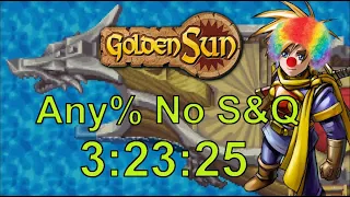 Golden Sun Any% No S&Q Speedrun in 3:23:25 [World Record]