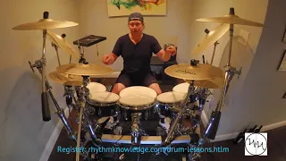 Mike Mangini - FreeTip LowHeight Warm Up & Quick Practice