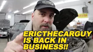 EricTheCarGuy is Back in Business!