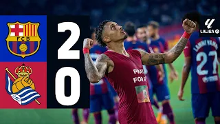 FC BARCELONA 2 vs 0 REAL SOCIEDAD | LA LIGA 2023/24 J35