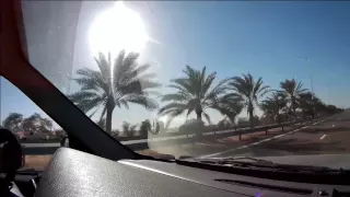 Driving from Al Ain to Dubai, UAE - motion timelapse - Feb 2016