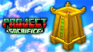 Minecraft Project Sacrifice | TRANQUILITY ALTAR & LOOTING MOB FARM! #7 [Modded Questing Skyblock]