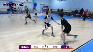 David Trapaidze #3 (2009), BBBL U-15, 2023/24