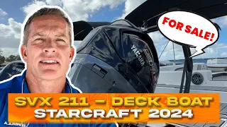 SVX 211 Deck Boat Specs and Review | Starcraft 2024 Deck Boats For Sale!