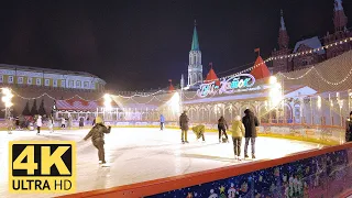 Walk from the Lubyanka to the skating rink on Red Square