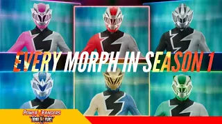 (Complete) Every Single Morph In Power Rangers Dino Fury So Far | Episode 1-22 | Hasbro | PRCLIPS