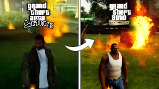 GTA SAN ANDREAS DEFINITIVE EDITION - Attention to Detail Comparison