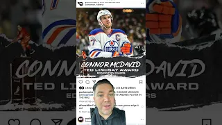 CONNOR MCDAVID WON THE TED LINDSEY AWARD