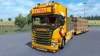 [ETS 2 Mod] Scania Lupal (Recovered) + trailers | Euro Truck Simulator 2 1.30