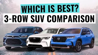 2024 Toyota Grand Highlander VS Mazda CX-90 VS Honda Pilot || Which 3-Row SUV Is Best?