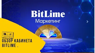 Финансовая программа BitLime Обзор кабинета & Стройте свой бизнес и не тратьте время на поиски.