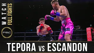 Tepora vs Escandon FULL FIGHT: December 21, 2019 - PBC on FS1