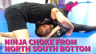 Ninja Choke From North South Bottom